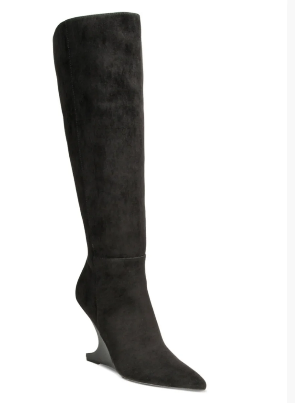 AAJ BY AMINAH NEW IN BOX SCULPTED HEEL OVER-THE-KNEE BOOTS
